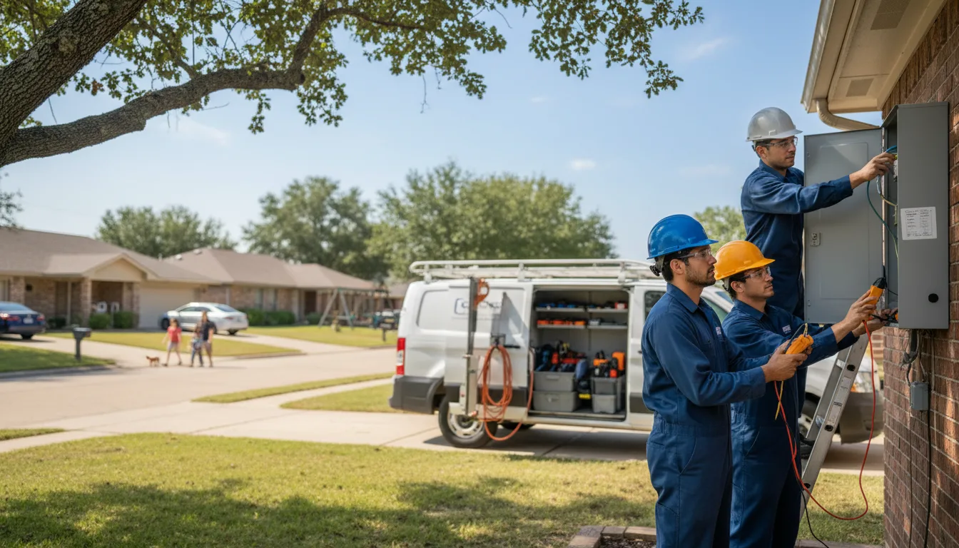 Certified electrician providing emergency electrical services in Industry, PA